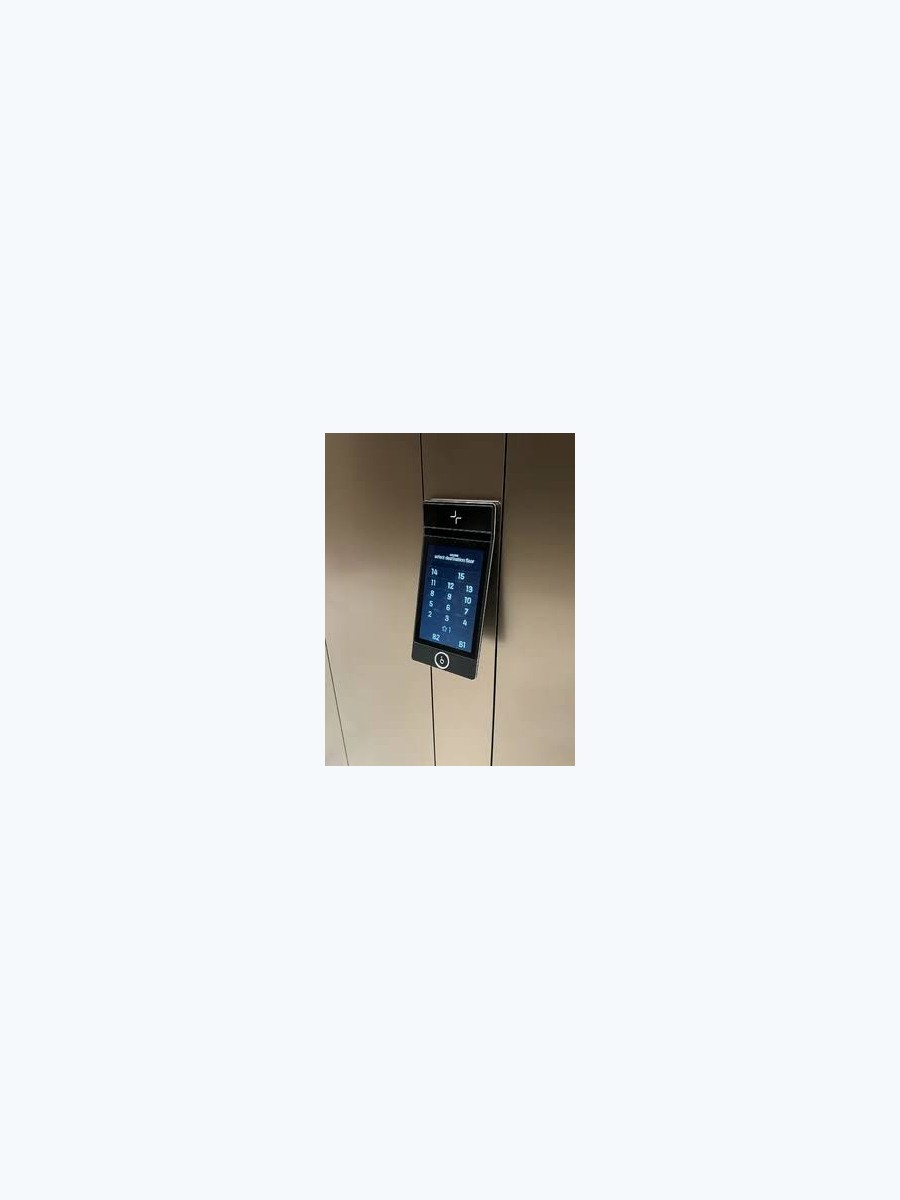 Custom mounted access reader